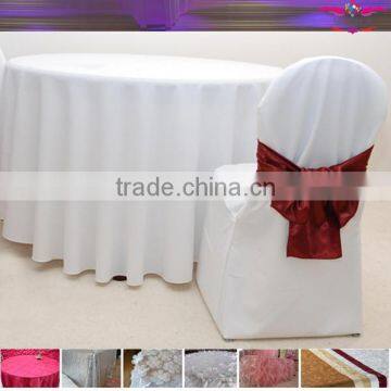 Plain colorfur table linen for wedding