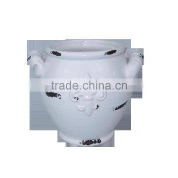 White Modern Ceramic Vase for Wholesale