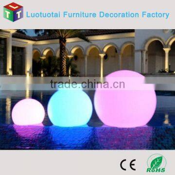 waterproof IP65 wireless RGBW color change decorative led ball mood light