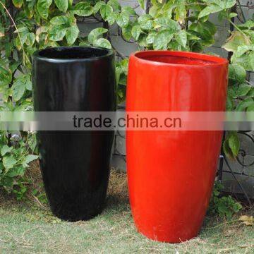 Fiberglass Garden Round Flower Planter photo-2