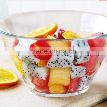 High Quality Large Glass Round Salad Bowl