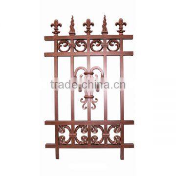 Garden Decoration Color Painted Garden Metal Aluminum Slat Fence photo-2