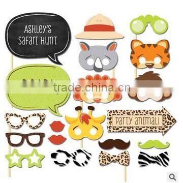 photo booth props card paper funny mask