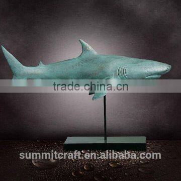 Modern Polyresin Animal Shark Figurine photo-4
