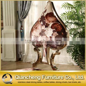 Flower Shape Fabric Cover Dining Chair for Hotel photo-2