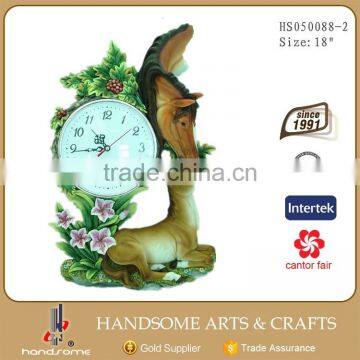 16'' Resin Craft Religious Items Home Decor Wall Clock Hanging photo-3