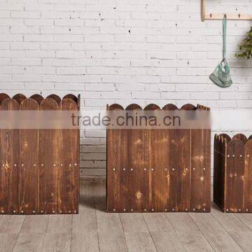 Wooden Decorative Flower Pots photo-3