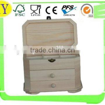 Small Lockable Wood Storage Cabinet With Multi Drawer photo-2