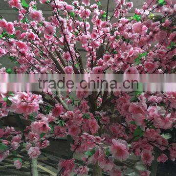 Artificial Cherry Flower Tree Artificial Tree Silk Cherry Branch Home Decoration Faux Cherry Blossom photo-3