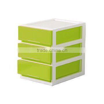 small size 3 layer plastic color socks drawer