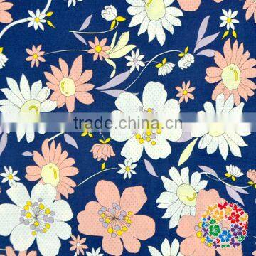 Wholesale Cheap Cotton Printed Fabric Floral Cotton Knitted Fabric Stylish 100% Cotton Fabric photo-2