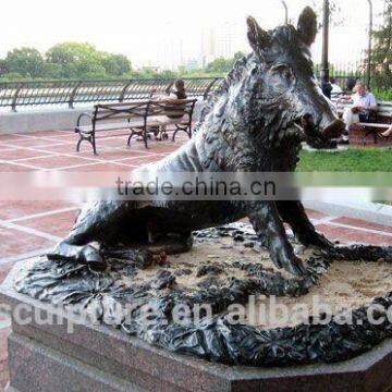 Famous Cast Bronze Wild Boar Statue for Sale photo-2