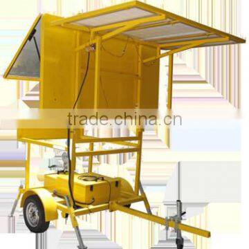 Mobile LED Variable Message Signs VMS Trailer For Sale photo-5