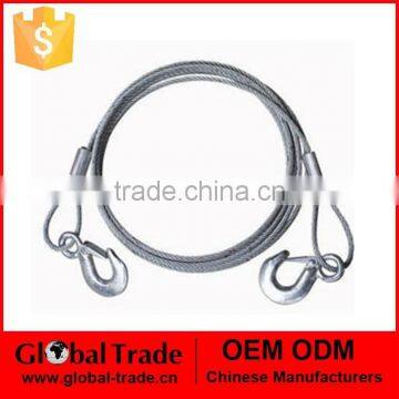 Steel Cable Tow Rope.Steel Tow Cable /Hooks Wire Towing Rope Car Truck. A1630.