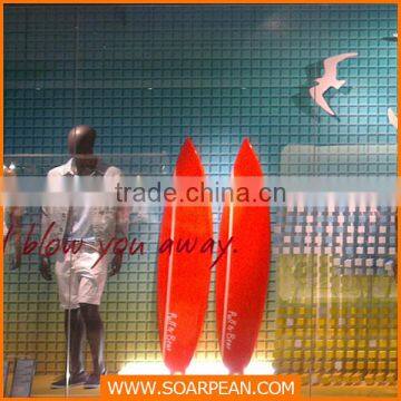 Summer Style Window Disply Props Fiberglass Promotion Surfboard photo-2