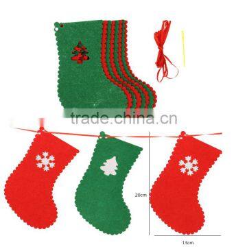 2017 Wholesale Indoor Felt Hang Christmas Decoration in Stock photo-6