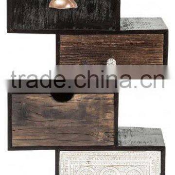 WOODEN CABINET W/6 DRAWERS