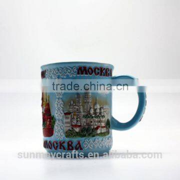 Wholesale Custom High Quality 3D MOSCOW Souvenir Ceramic Cup for Sale photo-4