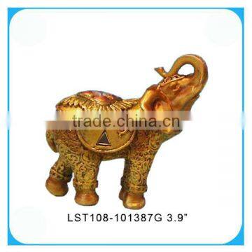 Wholesale Covered Decorative Running Polyresin Elephant