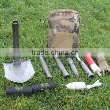 Wilderness Survival Kit for Self-Driving/Essential Survival Kit/Outdoor Multifunction Shovel Saw Flashlight Axe Knife Ice-axe photo-2