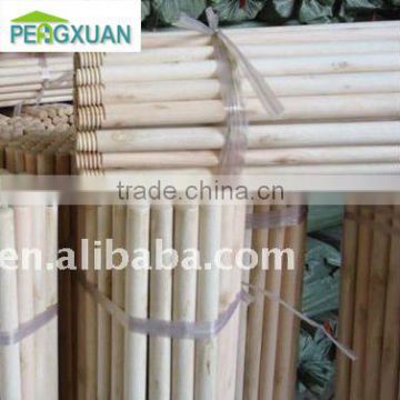 treated wooden poles from eucalyptus wood