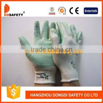 DDSAFETY Nitrile Coated Gloves 13 Gauge Nylon Polyester