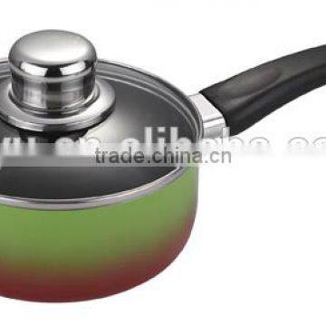8pcs Rainbow Color Changing Aluminum Nonstick Cookware Set photo-2