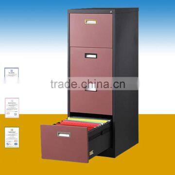 Glossy White Vertical Steel 4 Drawer File Cabinet photo-6