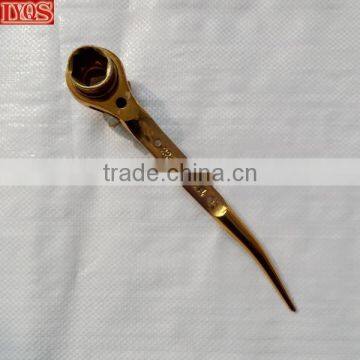 19/22mm Scaffold Podger Ratchet Spanner Site Ratcheting Socket Wrench