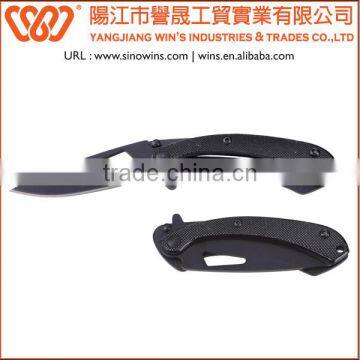 Promotional Single Titanium Blade Knife Stainless Steel Pocket Knife photo-6