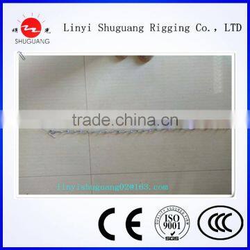 Dog Lead With Nyloy Handle Anmal Chain photo-2