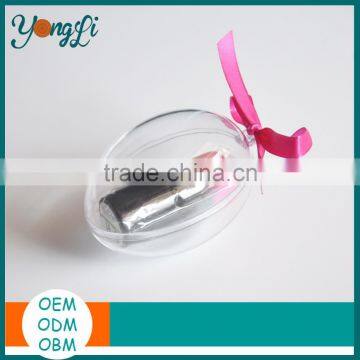 Animal Shape Clear Plastic Easter Egg Decoration