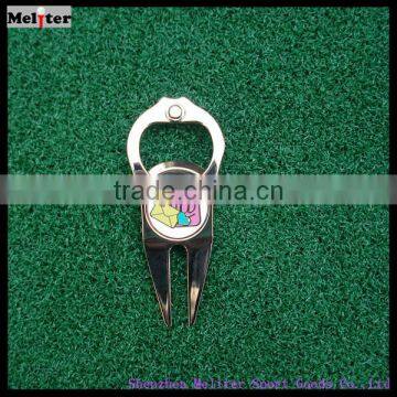 Customized hot sale Golf Divot Tool with ball marker
