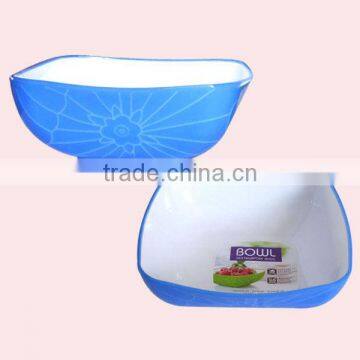 Large size square Dark Fringe Fruit Dish Salad Bowl