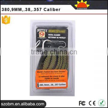 China Hunting Accessory 9mm Pistol Cleaner 380,.38,.357 Bore Snake Caliber Rifle Cleaner photo-4
