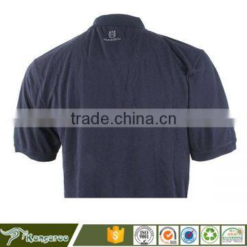 Custom Made Worker Dark Blue Polo t Shirt Factory photo-5