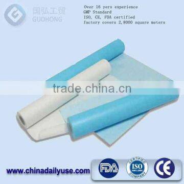 hospital examination bed paper roll