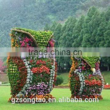 Factory price artificial plant statue new design artificial animal garden grass statue