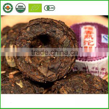 Handmade Ripe Puer Tea 5g Mini Tuo Tea Cooked pu er Cha Chinese Gifts Food Box Menghai Glutinous Rice Fragrant photo-4