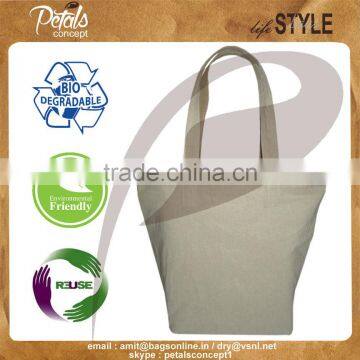 Reversible Cotton Shopping Bag With Outside Natural Juco photo-5
