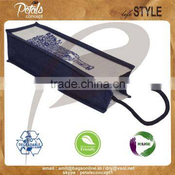 One Bottle Wine Bag With Rope Handle photo-3