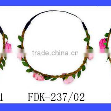 2016 Newest Fashion Hairband Lovely Baby Girls Headbands Flower Garland Headband