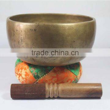 High Quality "C" Chakra Note Thick Old Himalayan Super Energetic Singing Bowl photo-2