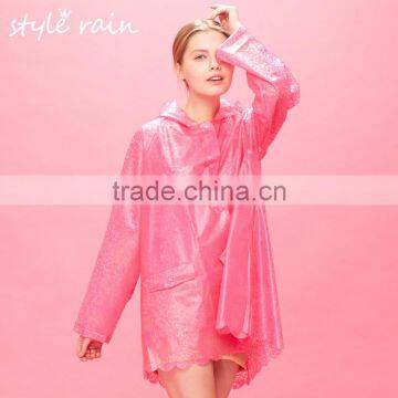 Girls Transparent Plastic Taincoats, Branded Raincoats Wholesale China Manufacturer