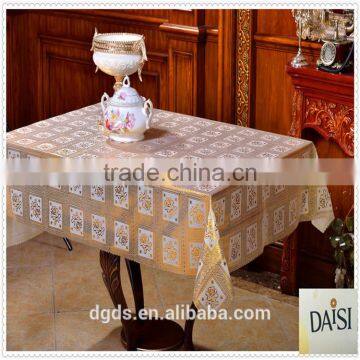 China supplier Lace newest design Tablecloth in rolling 137cm width for Egypt &Pakistan market