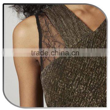 Latest Casual Dress Designs Sexy Ladies Side Split Sleeveless One Piece Long Maxi Frog Dress photo-4