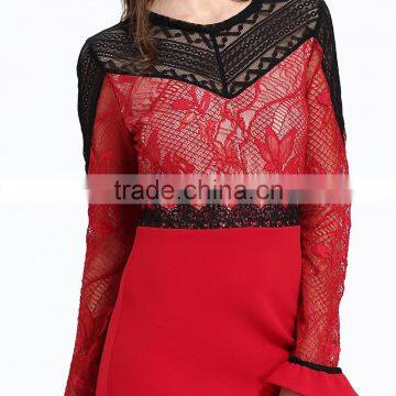 2017 Long Sleeve 1950s Dangri Cloth Woman Dress photo-2