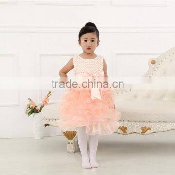 2017 Hot Sale Kid Floral Dress Baby Girls Summer Dress photo-2