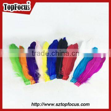 Best Selling High Quality Dyed Material Goose Feather Price Trim photo-2