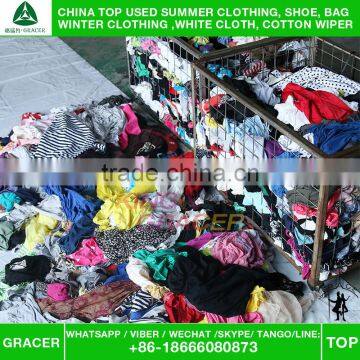 Wholesale Baled Sorted Ladies Short Sleeve T-shirt Used Clothing California Style photo-4